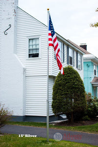 Thumbnail for Phoenix Telescoping Flagpole with Free American Flag, Securi-Shur Anti-Theft Locking Clamp, and Lifetime Anti-Theft Guarantee