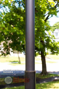 Thumbnail for Telescoping Flagpole With Free American Flag Securi-Shur Anti-Theft Locking Clamp And Lifetime Guarantee American Made Flagpole