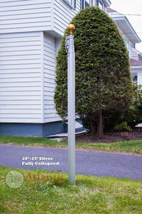 Thumbnail for Telescoping Flagpole With Free American Flag Securi-Shur Anti-Theft Locking Clamp And Lifetime Guarantee American Made Flagpole