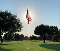 Thumbnail for Phoenix Telescoping Flagpole with Free American Flag, Securi-Shur Anti-Theft Locking Clamp, and Lifetime Anti-Theft Guarantee