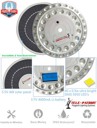 Thumbnail for 600 Series Solar Flagpole Light - Elite TelePatriot Phoenix Light System