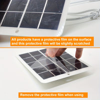 Thumbnail for 1Pc Portable USB Foldable Solar Panel - Waterproof Folding Solar Panels for Mobile Phone Battery and Tablets Charger, and for Outdoor Camping Home