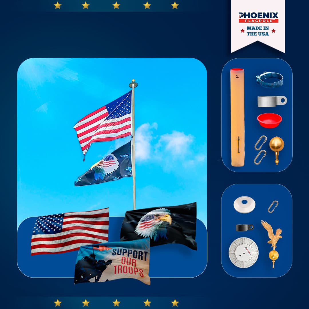 Phoenix Presidential Flagpole Bundle