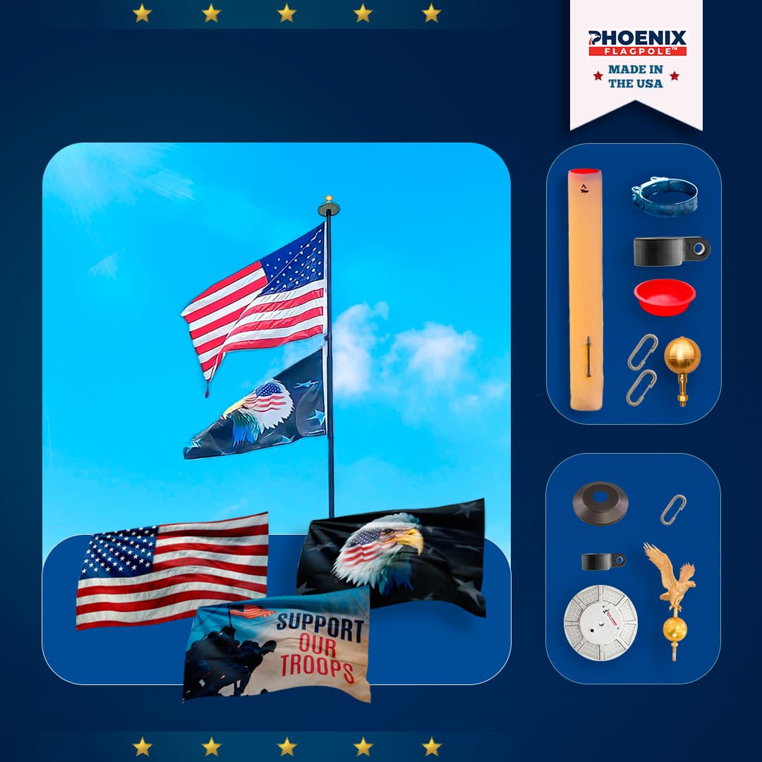 Phoenix Presidential Flagpole Bundle