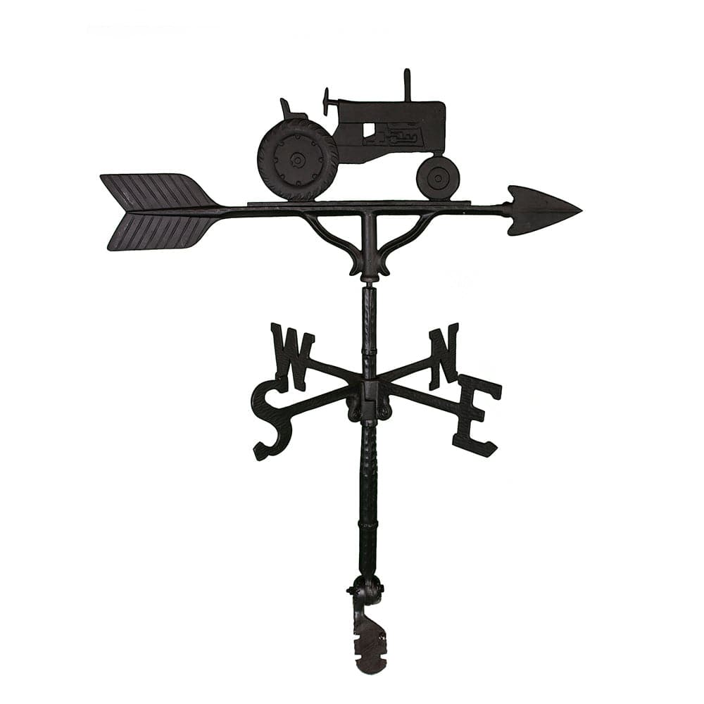 black tractor weathervane image