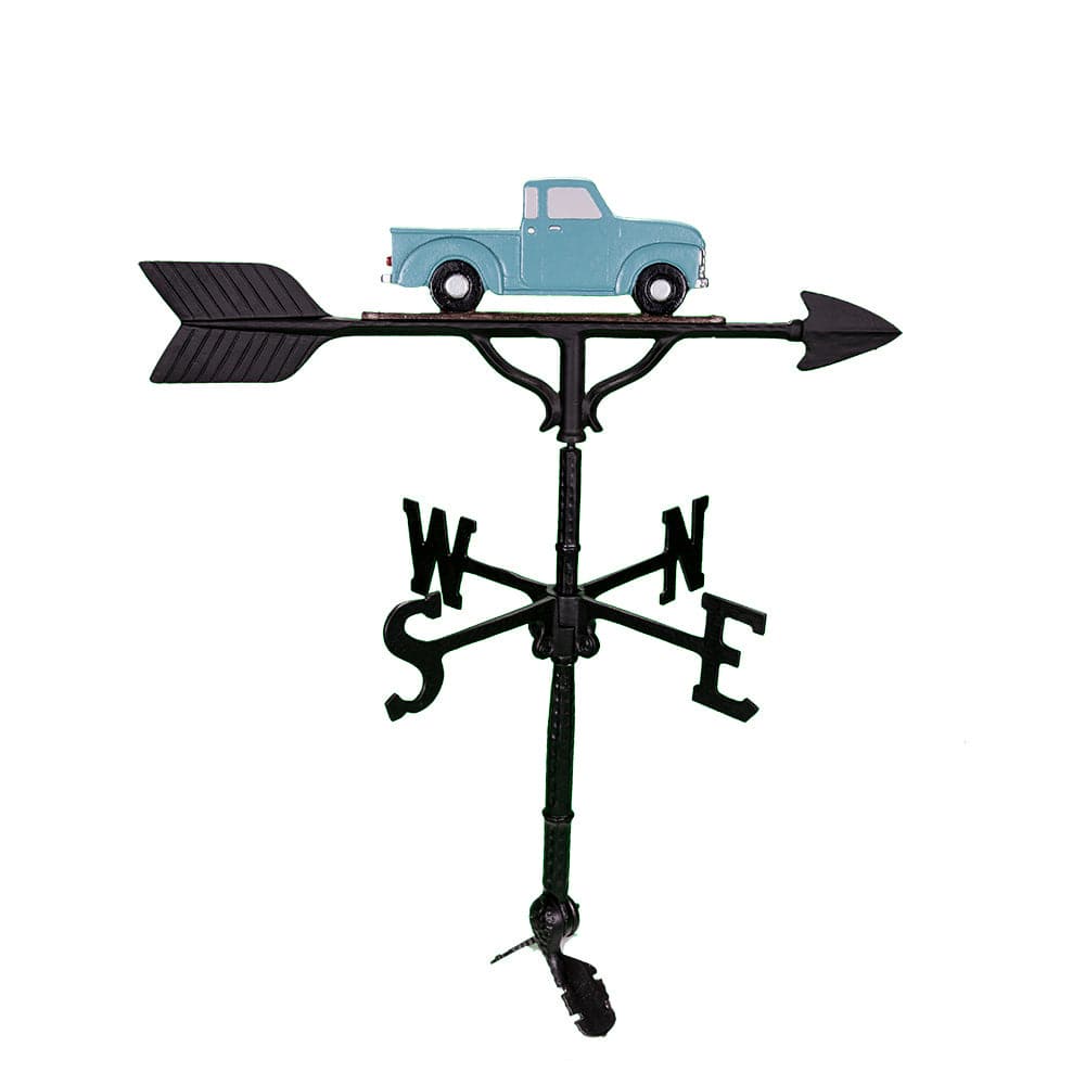 Teal Blue Truck Weathervane Image