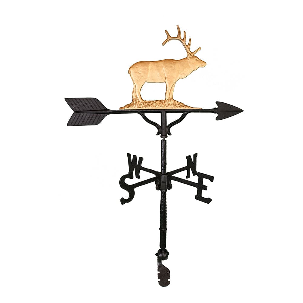 Gold Elk Decoration with Weathervane exclusive