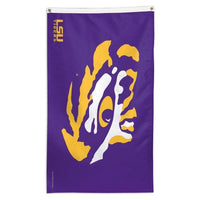 Thumbnail for NCAA LSU Tigers team flag for sale for flying on a telescoping flagpole