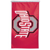 Thumbnail for NCAA Ohio State Buckeyes team flag for flagpole for sale