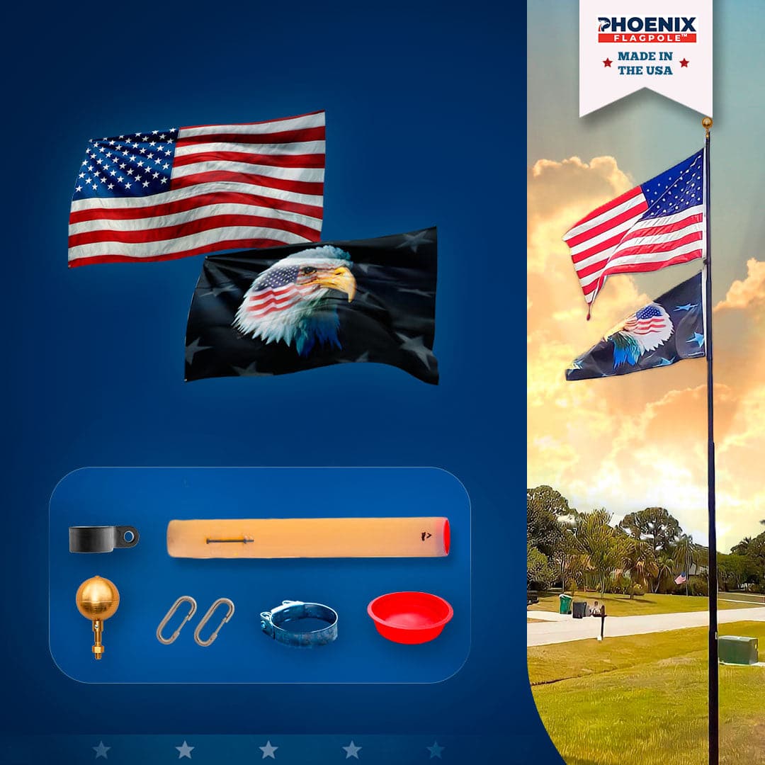 Pioneer Flagpole Bundle