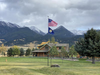 Thumbnail for Phoenix Telescoping Flagpole with Free American Flag, Securi-Shur Anti-Theft Locking Clamp, and Lifetime Anti-Theft Guarantee