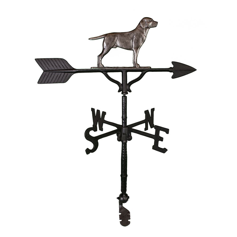 Silver Lab Decorative Weathervane Gift Idea Image