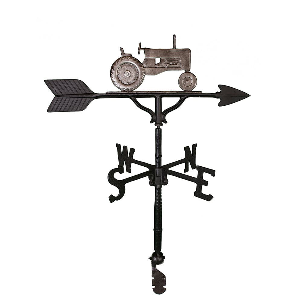 iron tractor weathervane image