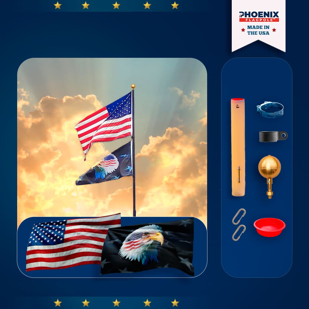 Pioneer Flagpole Bundle