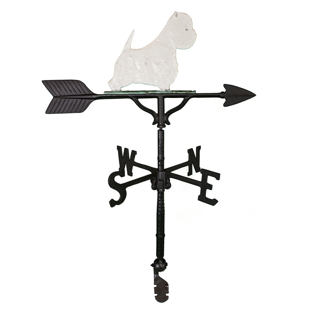 White West Highland Terrier Weathervane Image