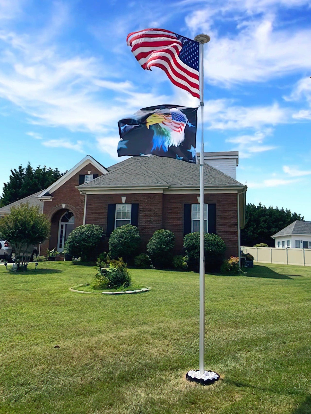 Patriotic Eagle Flag