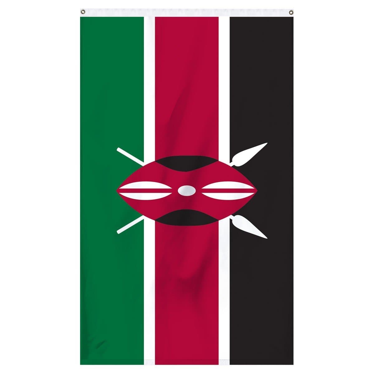 The national flag of Kenya for sale to buy online from Atlantic Flag Pole