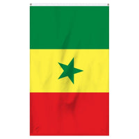 Thumbnail for Senegal National Flag for sale to buy online from Atlantic Flag and Pole. Green, yellow, and red flag with a green star.