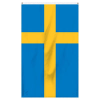 Thumbnail for Sweden National flag for sale to buy online from Atlantic Flag and Pole. Blue flag with a yellow cross.