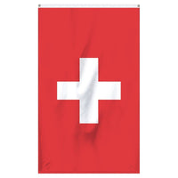 Thumbnail for Switzerland National flag for sale to buy online from Atlantic Flag and Pole. Red flag with a white cross.