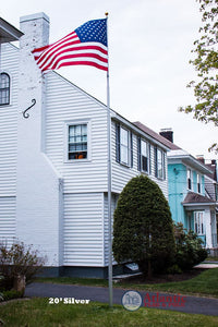 Thumbnail for Phoenix Telescoping Flagpole with Free American Flag, Securi-Shur Anti-Theft Locking Clamp, and Lifetime Anti-Theft Guarantee