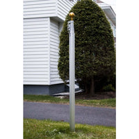 Thumbnail for Telescoping Flagpole With Free American Flag Securi-Shur Anti-Theft Locking Clamp And Lifetime Guarantee American Made Flagpole