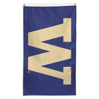 Thumbnail for Washington Huskies Flag Silk Screen Ncaa Flag Washington Huskies